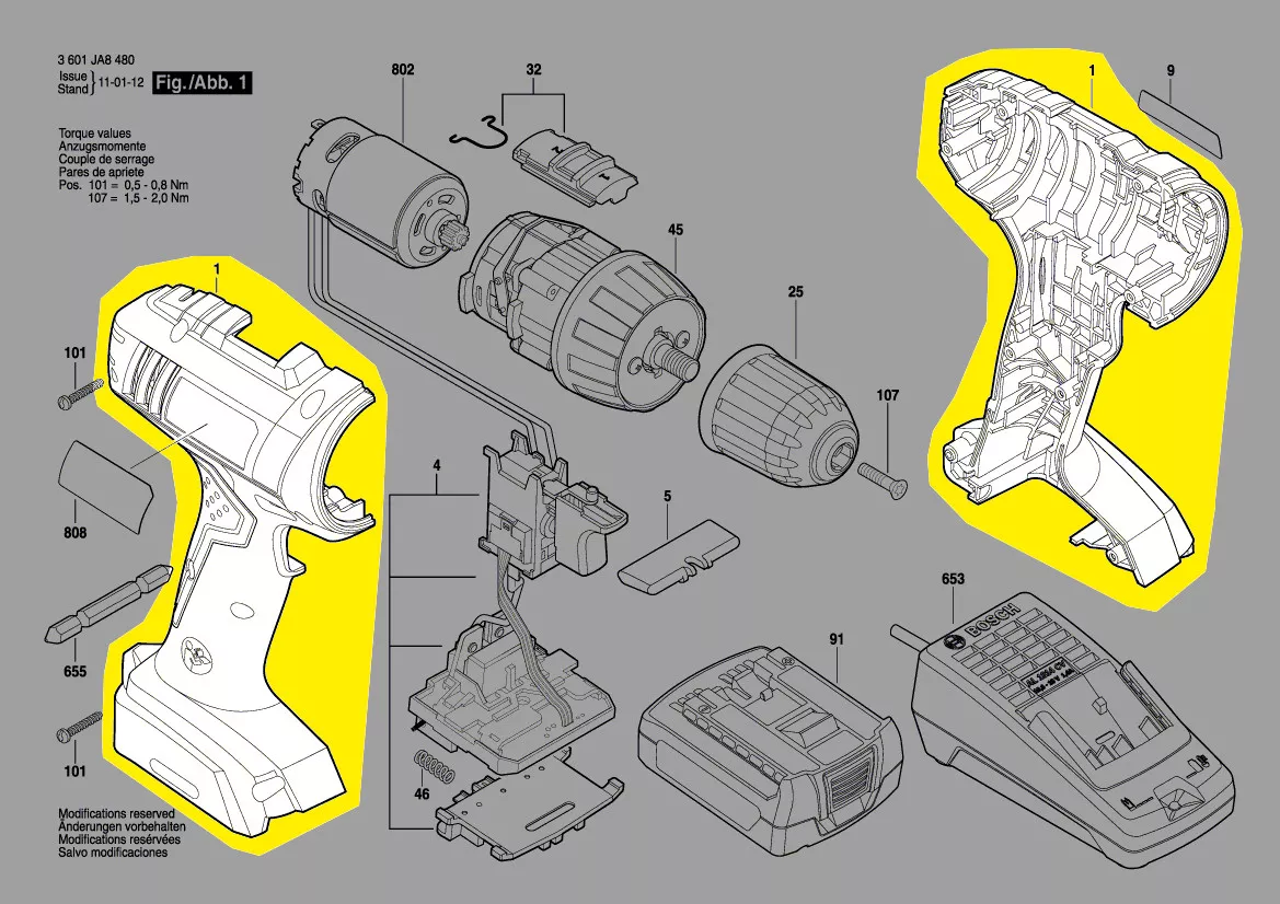 Coquille réf. 2 609 100 955 Bosch